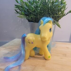 Yellow and Blue Pony Toy